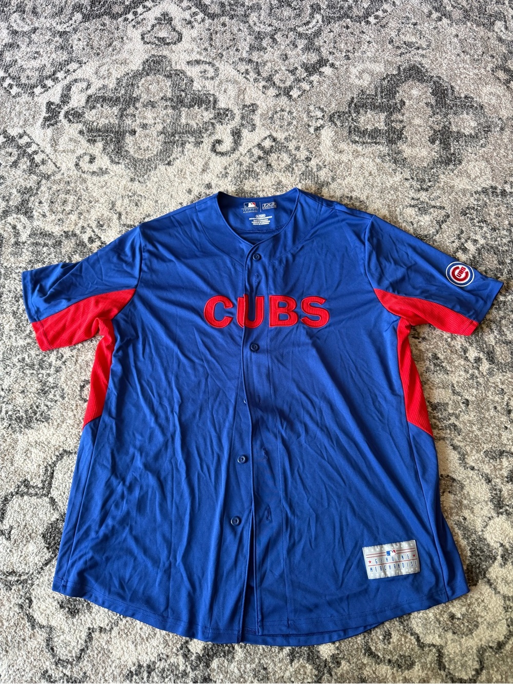 MLB Cubs TX3 Cool Performance Shirt in Royal Blue